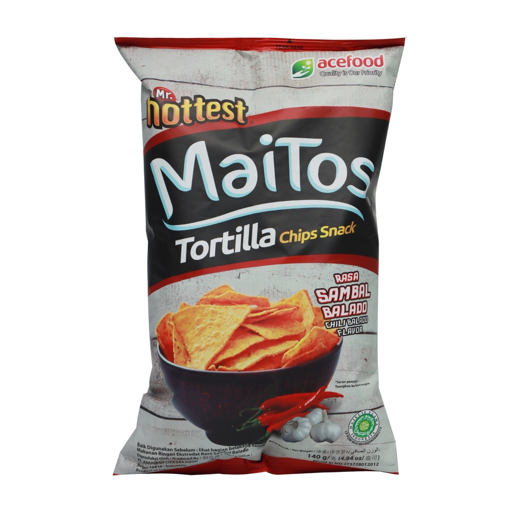 Mr. Hottest Maitos Tortilla Chilli 140g