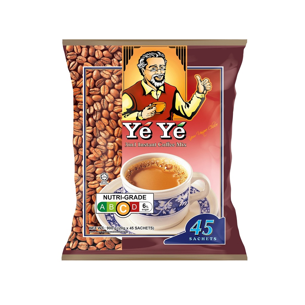 YEYE 3 IN 1 COFFEE MIX (20*50s*20g)