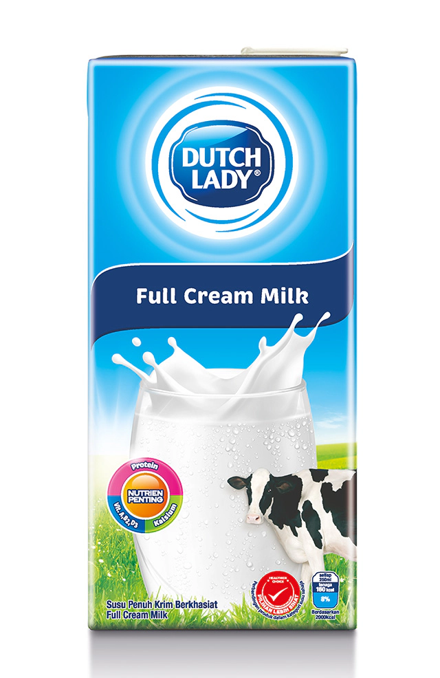DUTCH LADY UHT MILK 1 ltr FULL-CREAM