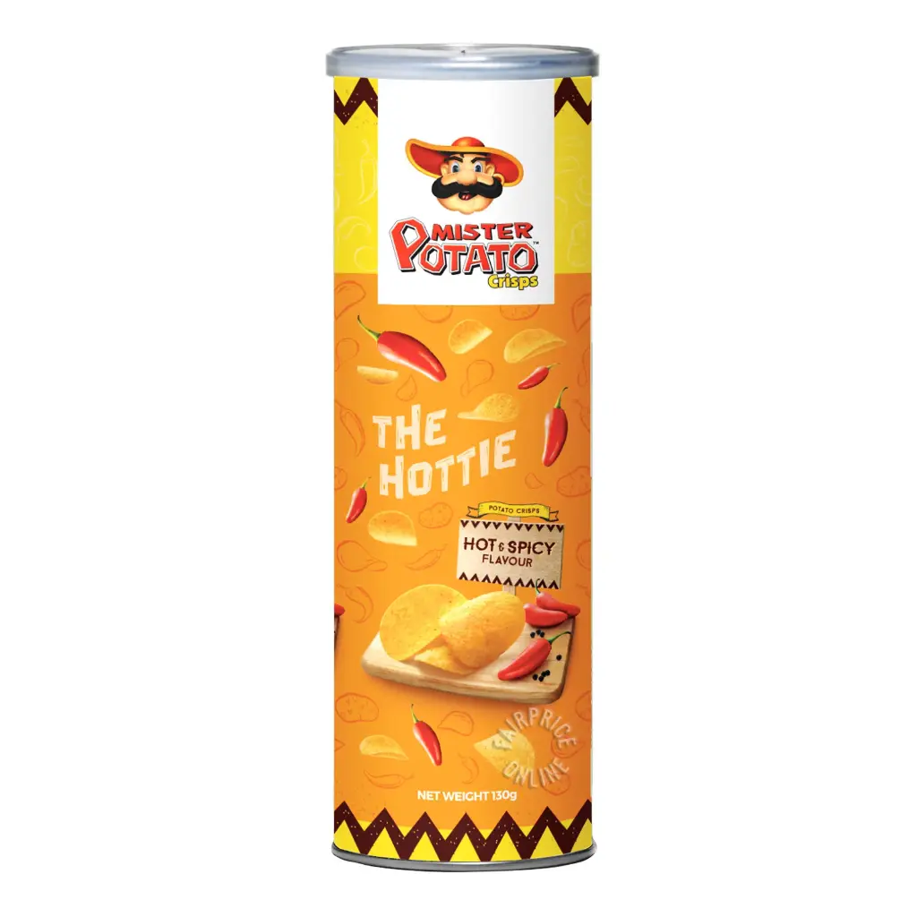 MR POTATO CRISPS HOT & SPICY 160GM