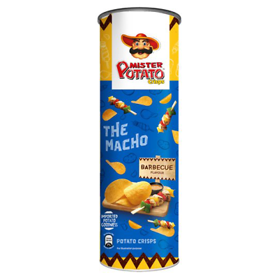 MR POTATO CRISPS BBQ 160GM