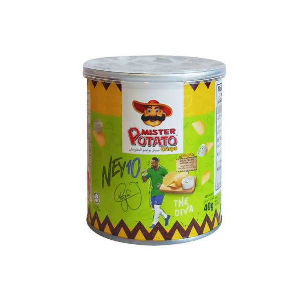 MR POTATO CRIPS SOUR CREAM ONION 40GM