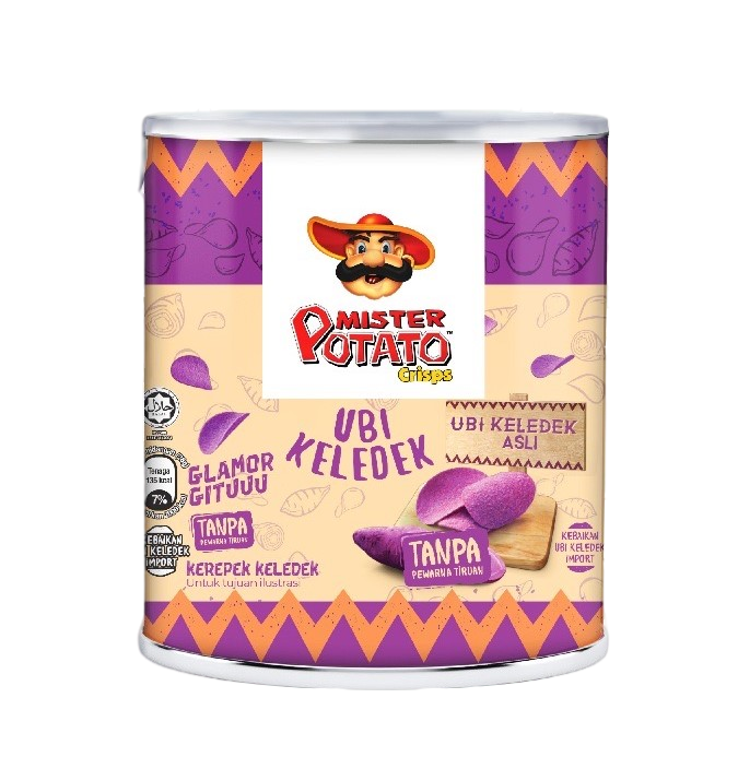MISTER POTATO CRISPS 40G SWEET POTATO NATURAL