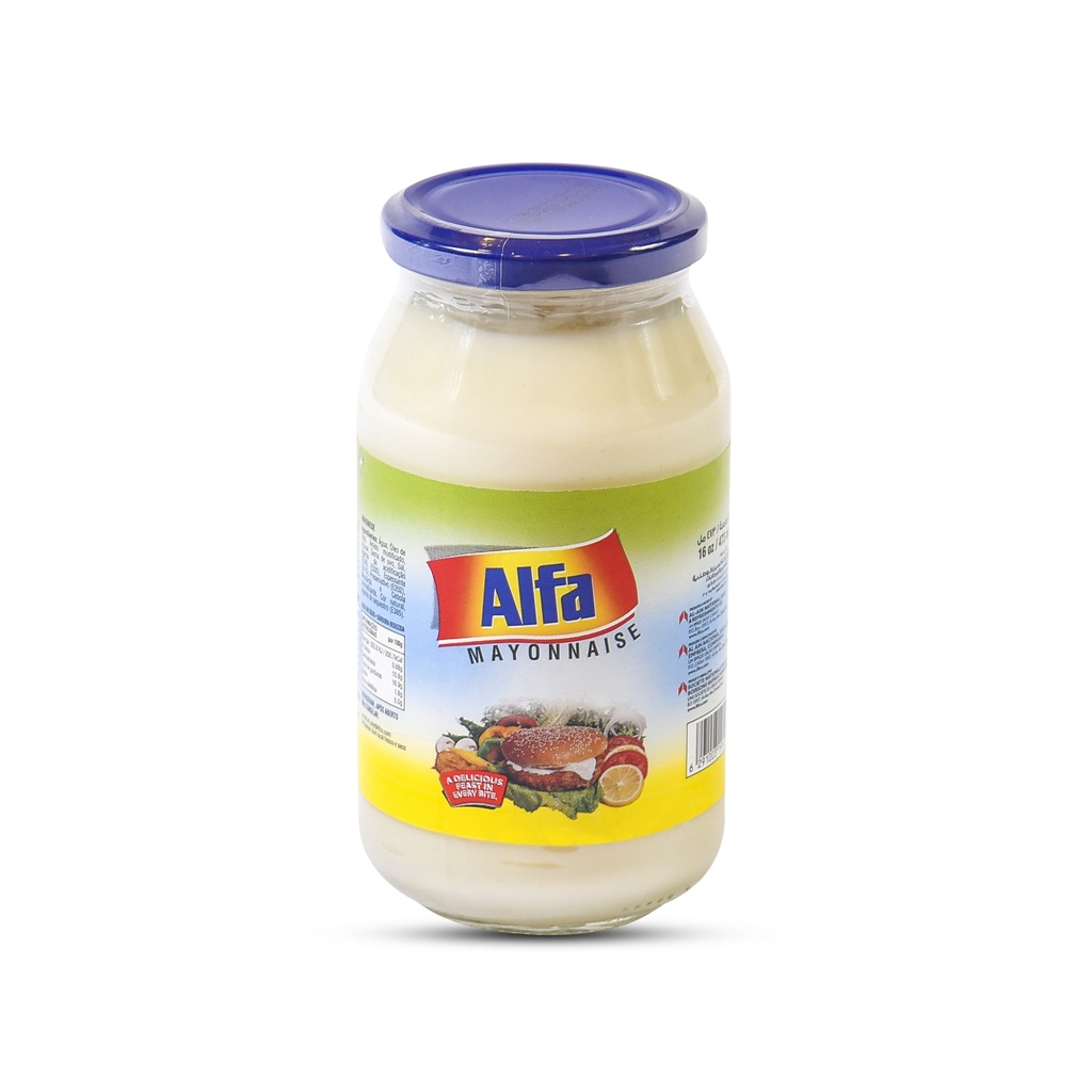 Alfa Mayonnaise Medium 16oz Bot