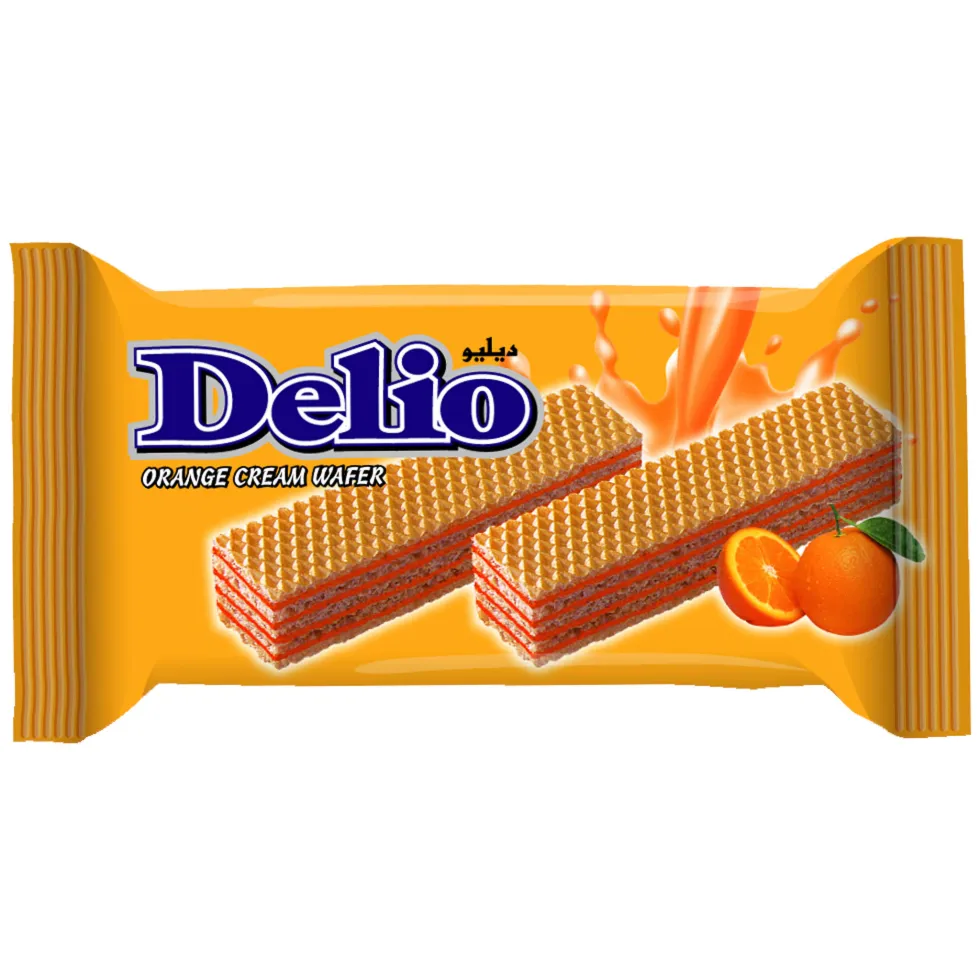 DELIO CREAM WAFER ORANGE 16G
