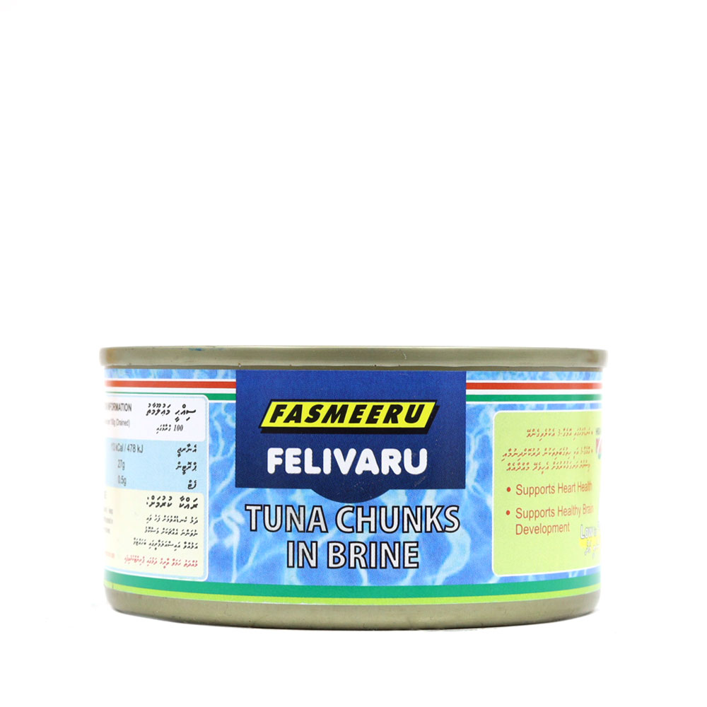 FASMEERU FELIVARU TUNA CHUNKS IN BRINE 180G