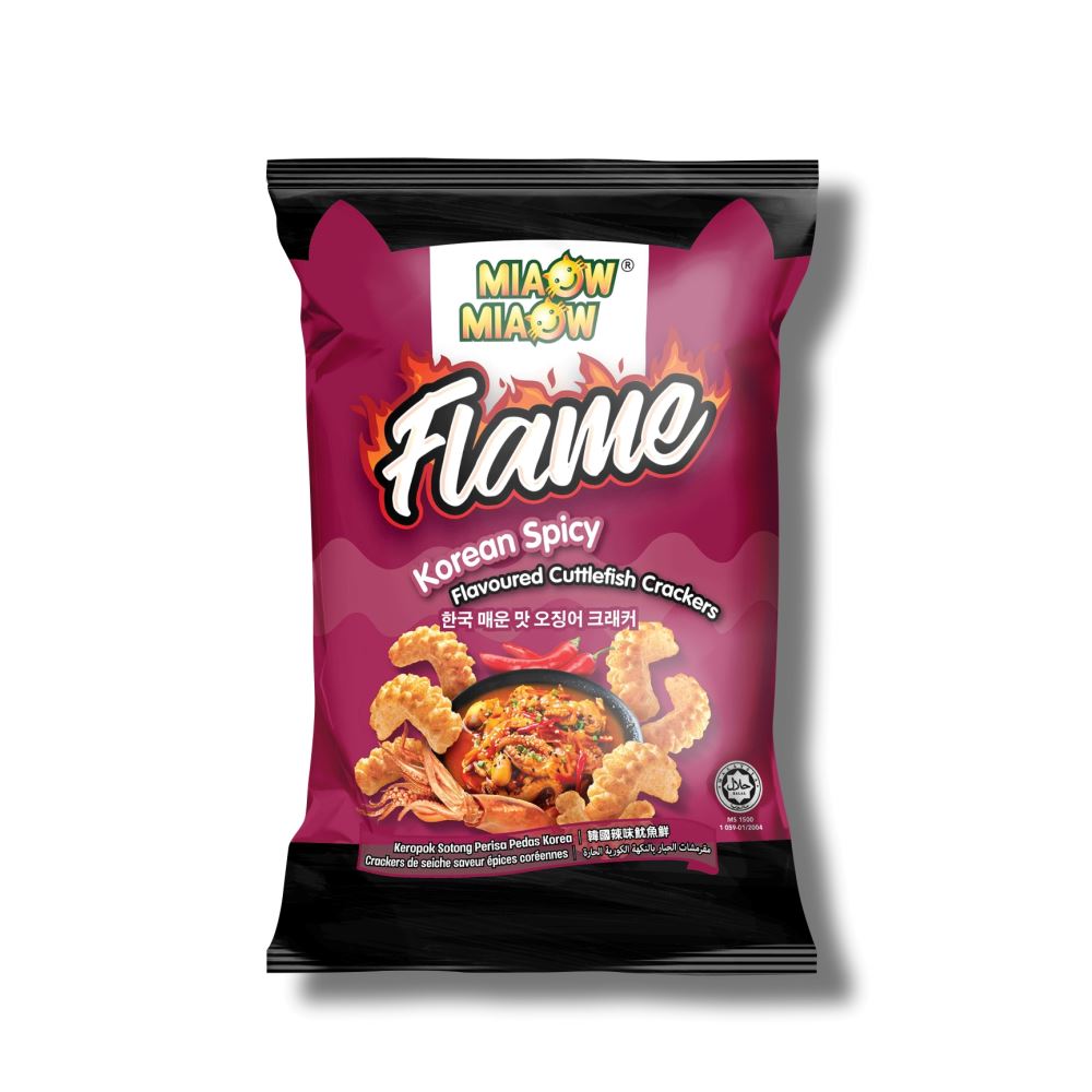 MIAOW MIAOW FLAME KOREAN SPICY CUTTLEFISH 50G