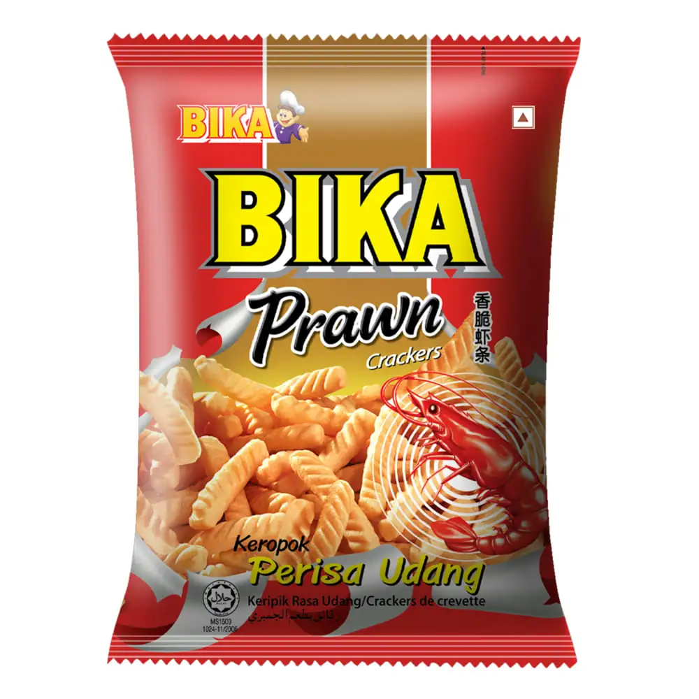 BIKA PRAWN CRACKERS 60G