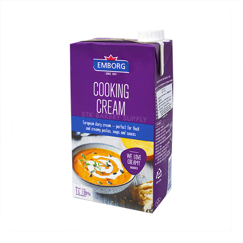 Emborg UHT Cooking Cream 20% - 1 Ltr 