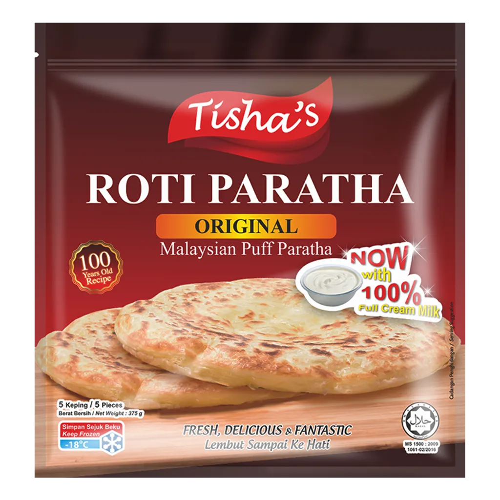 ROTI PARATHA ORIGINAL TISHAS 375 gm