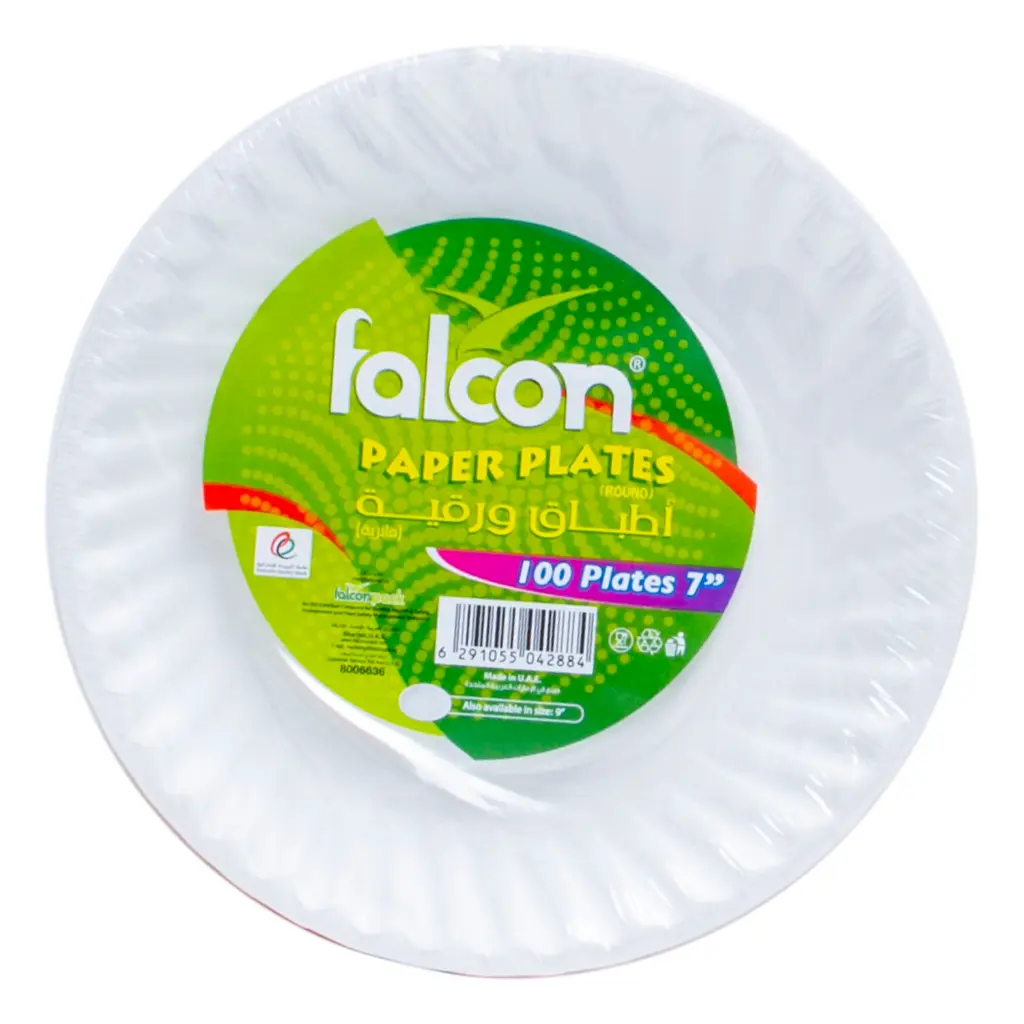 DISPOSABLE PLATE FALCON PAPER 7