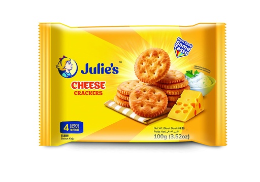 JULIES CHEESE CRACKERS 100 g