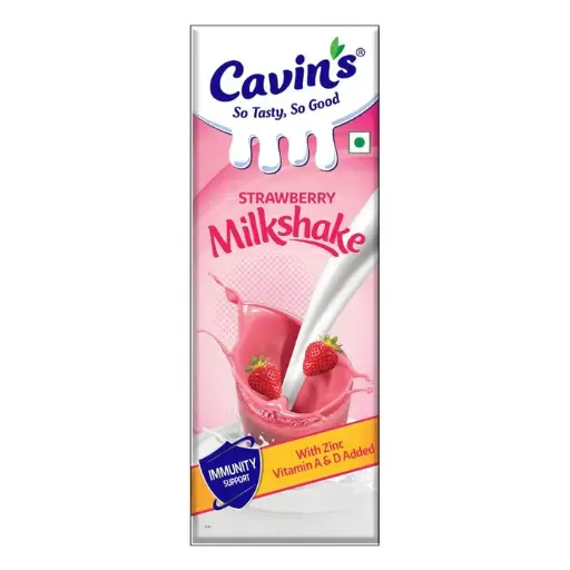 CAVINS STRAWBERRY MILKSHAKE 180ML